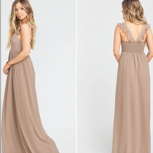Bridesmaid Dress - Show Me Your Mumu - Dune Chiffon